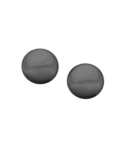 

Inox Jewelry Black Circular Studs