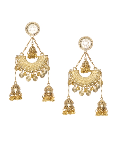 

DIVA WALK Gold-Toned Classic Drop Earrings