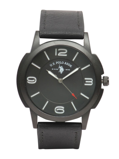 

U.S. Polo Assn. Men Black Analogue Watch USAT0172