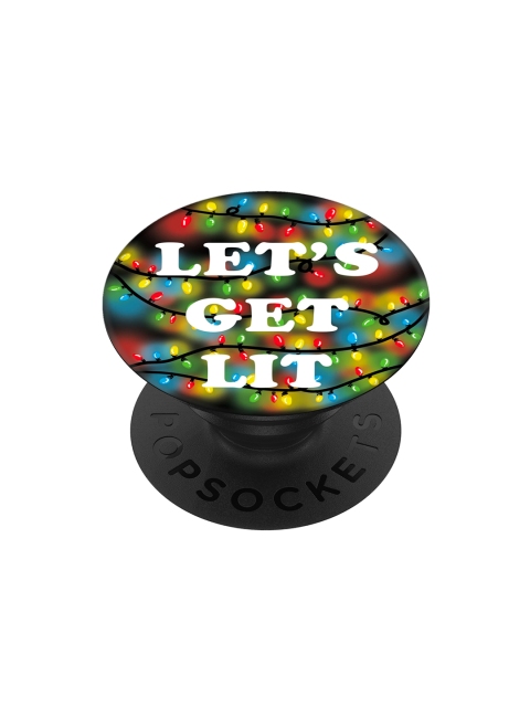 

PopSockets White & Yellow Printed Mobile Grip & Stand