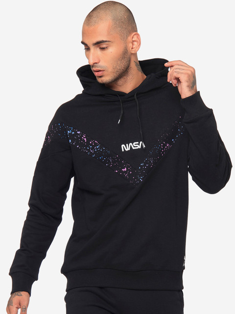 

Puma Men Black x Space Agency Solid Hooded Sweatshirt