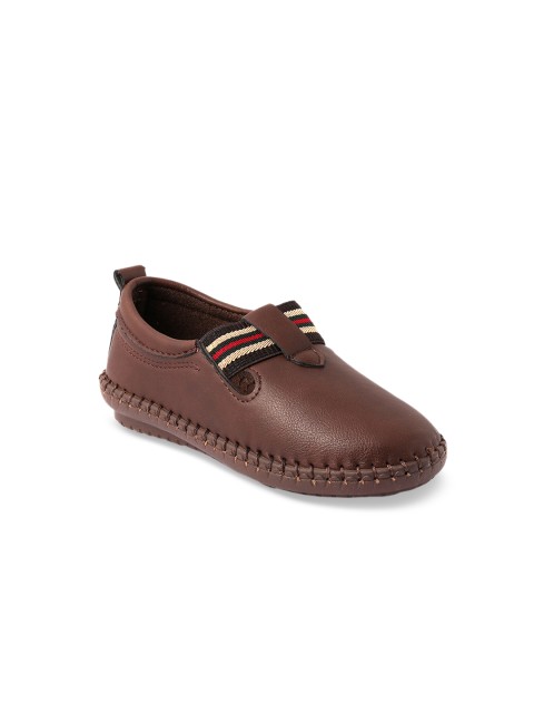 

Kittens Boys Brown Slip-On Sneakers