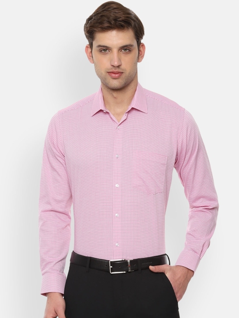 

Van Heusen Men Pink Regular Fit Printed Formal Shirt
