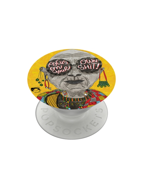 

PopSockets Yellow & Grey Printed Mobile Grip & Stand