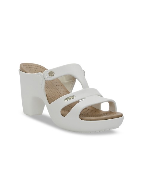 

Crocs Cyprus Women Off-White Solid Sandals