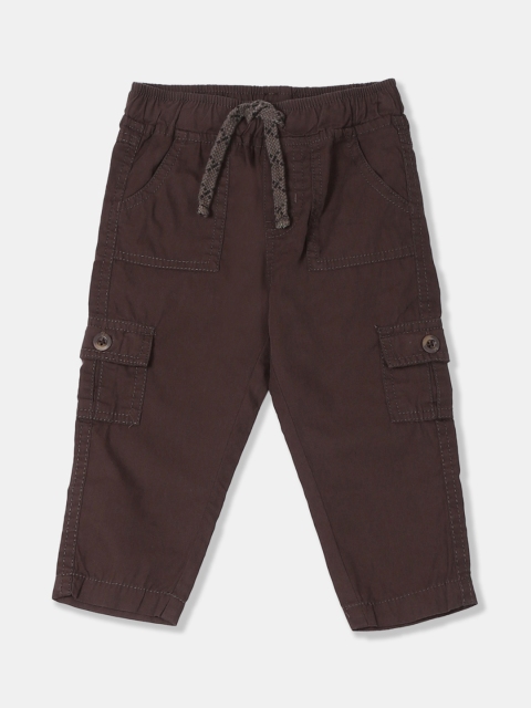 

Donuts Boys Brown Regular Fit Solid Cargos