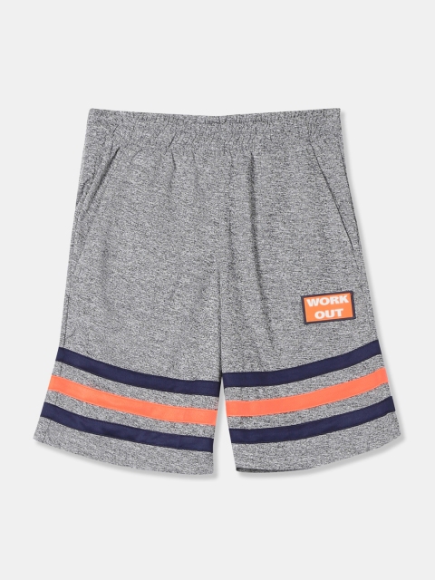 

Cherokee Boys Grey Striped Regular Fit Regular Shorts
