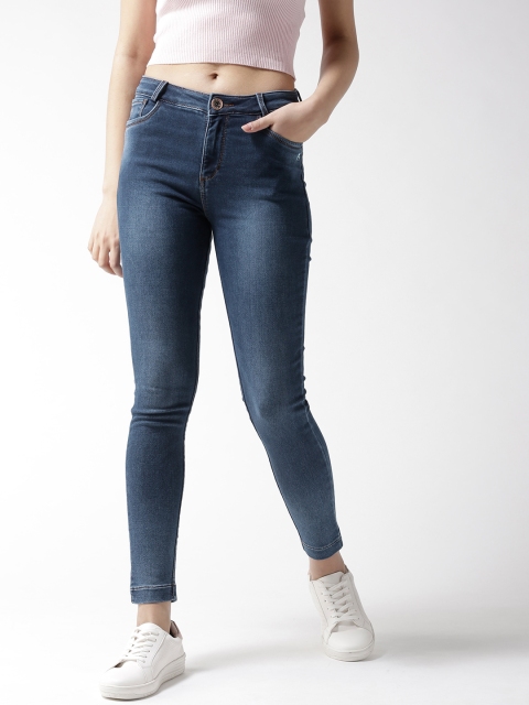 

Xpose Women Blue Super Skinny Fit High-Rise Clean Look Stretchable Jeans