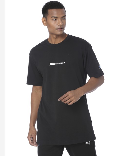 

Puma Men Black BMW MMS Street Graphic Round Neck T-shirt
