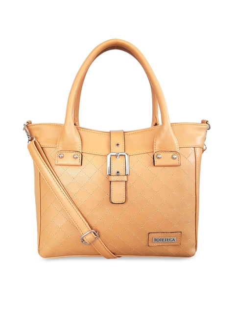

Toteteca Camel Brown Solid Handheld Bag