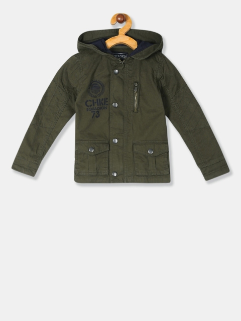 

Cherokee Boys Olive Green Tailored Jacket