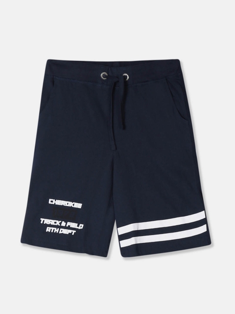 

Cherokee Boys Blue Printed Regular Fit Regular Shorts