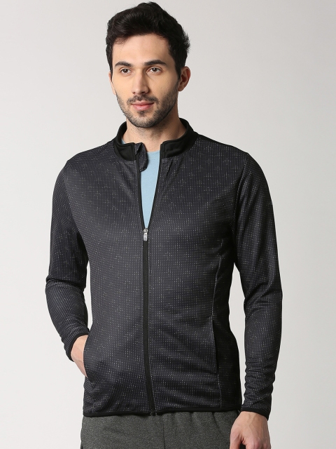 

Peter England Men Black Printed Sporty Jacket