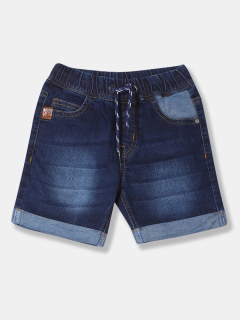 

Cherokee Boys Blue Washed Regular Fit Denim Shorts