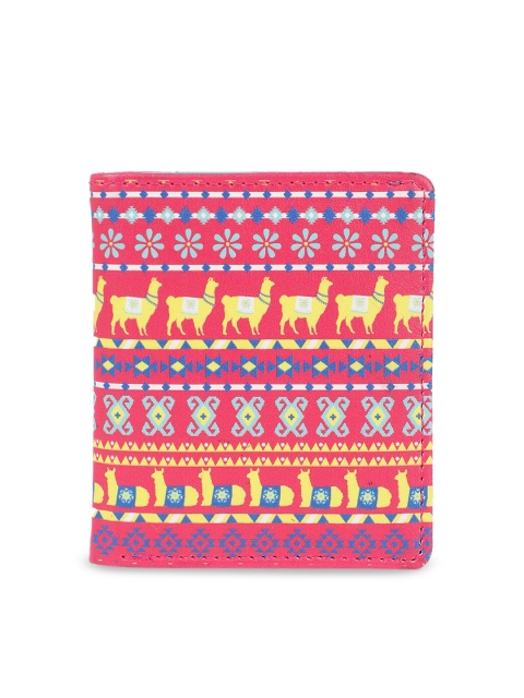 

Chumbak Women Pink Printed Two Fold Wallet