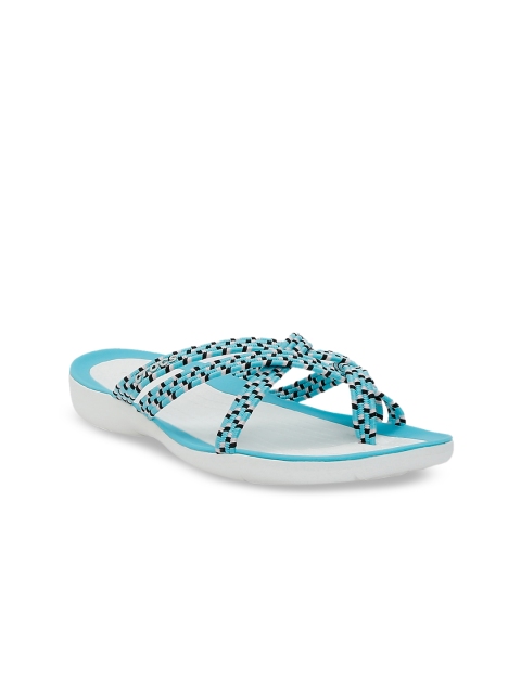 

Crocs Swiftwater Women Blue White Printed Slip-On