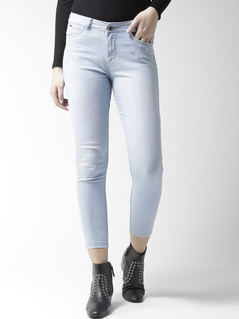 

Xpose Women Blue Slim Fit Mid-Rise Clean Look Stretchable Jeans