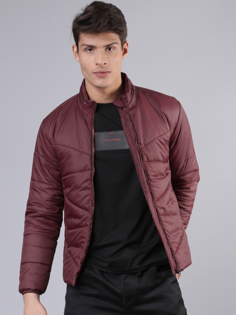 

HIGHLANDER Men Maroon Padded Jacket