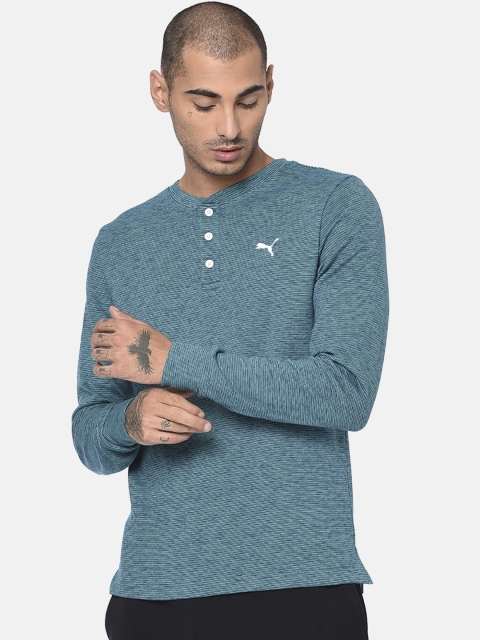 

Puma Men Blue Self Design Sweatshirt