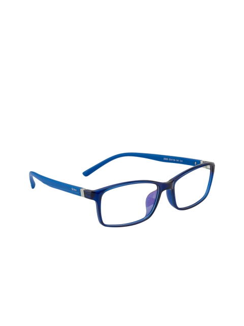 

Ted Smith Unisex Blue Solid Full Rim Rectangle Frames TSF-2009_C4