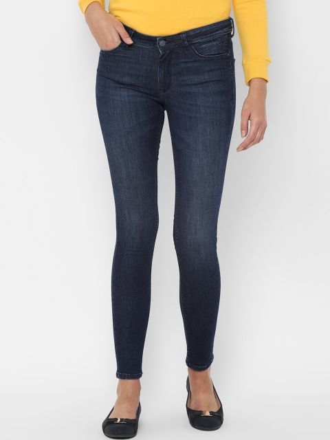 Allen Solly Woman Women Navy Blue Regular Fit Jeans