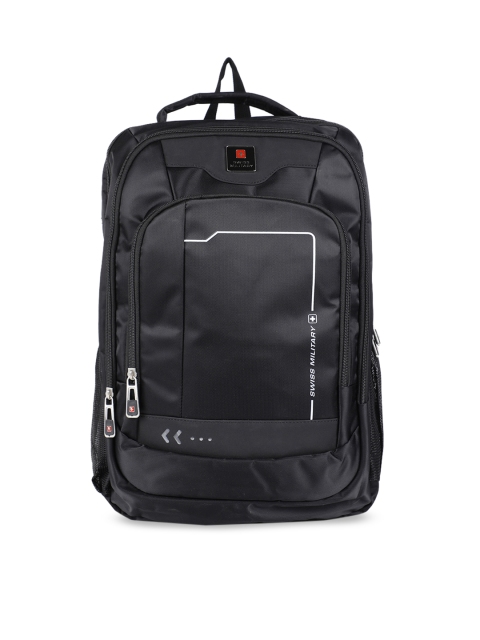 

SWISS MILITARY Unisex Black Solid Laptop Bag 15L