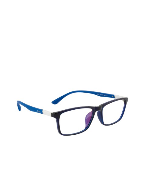 

Ted Smith Unisex Blue Solid Full Rim Rectangle Frames TSF-2010_C4