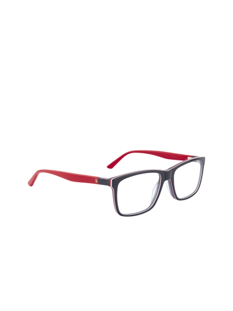 

Ted Smith Unisex Blue & Red Colourblocked Full Rim Wayfarer Frames TSF-114_C3