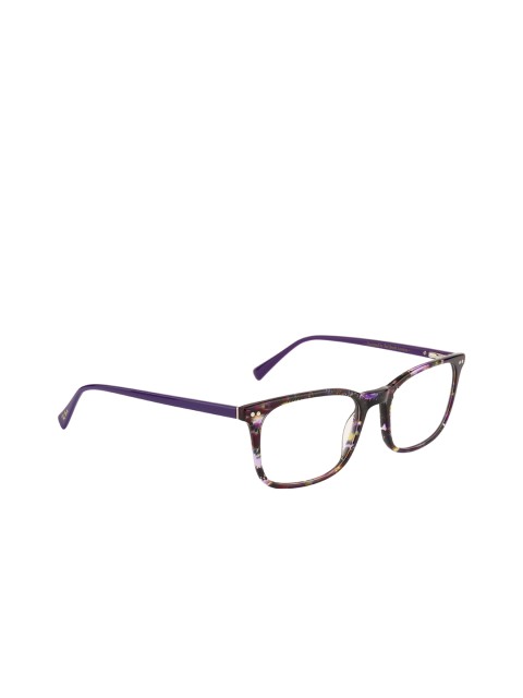 

Ted Smith Unisex Purple Abstract Full Rim Wayfarer Frames TSF-149_C7