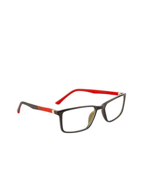 

Gold Berg Unisex Black Solid Full Rim Rectangle Frames GB-191