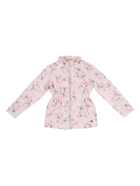 

Allen Solly Junior Girls Pink & Blue Printed Tailored Jacket
