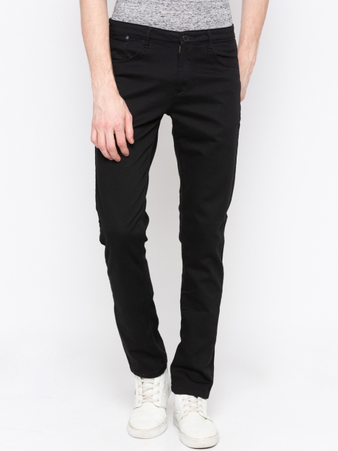 

SPYKAR Men Black Slim Fit Solid Chinos