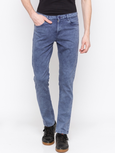 

SPYKAR Men Blue Regular Fit Mid-Rise Clean Look Jeans