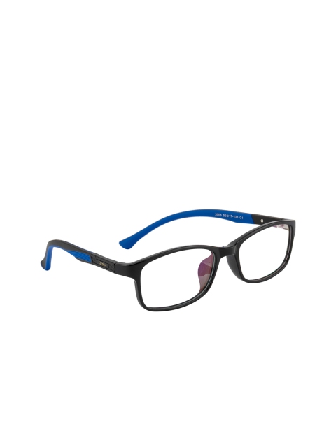 

Ted Smith Unisex Black Solid Full Rim Rectangle Frames TSF-2006_C1