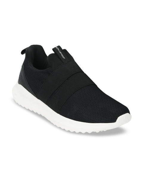 

Bond Street By Red Tape Men Black Textile Walking Shoes