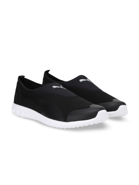 

Puma Unisex Black Mesh Concave 3 MU Slip-On IDP Running Shoes
