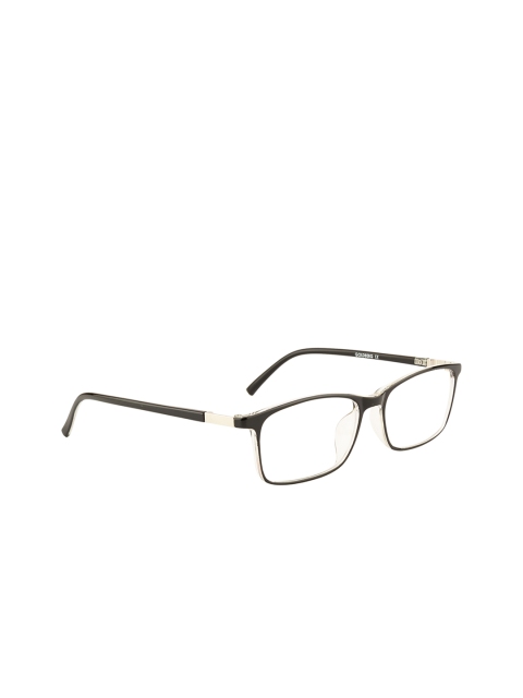 

Gold Berg Unisex Black Solid Full Rim Rectangle Frames GB-186