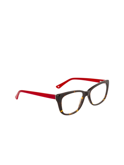 

Ted Smith Women Brown Abstract Full Rim Cateye Frames TSF-152_C6