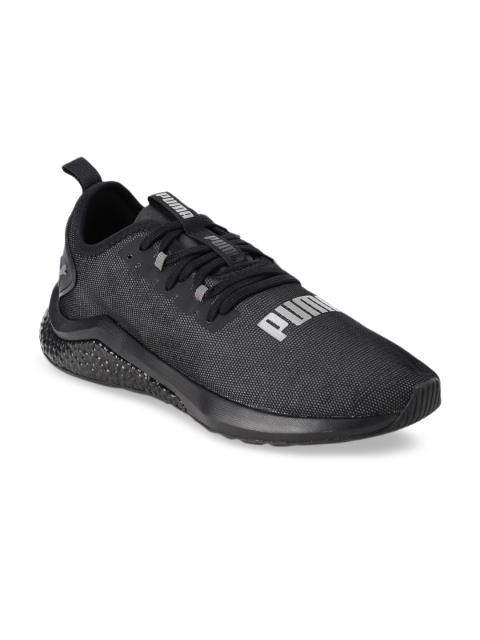 

Puma Men Black Textile Hybrid NX Rave Running Shoes