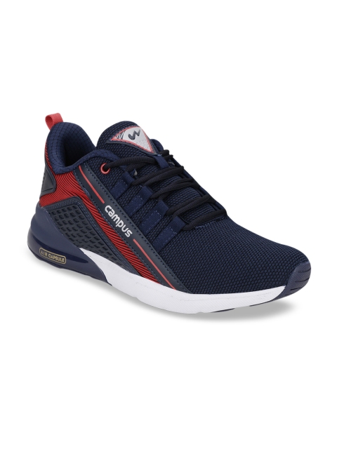 

Campus Men Blue & Red Mesh Creation Running Shoes