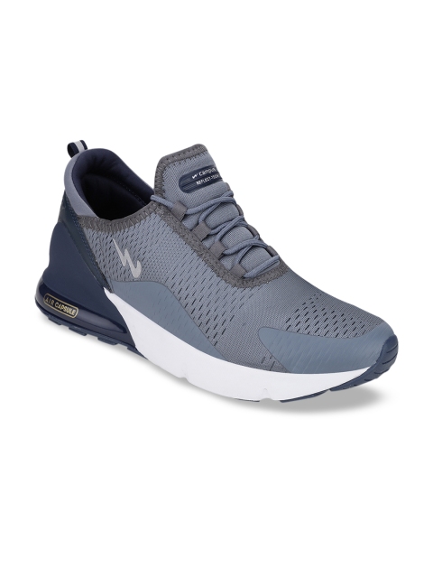 

Campus Men Grey & Blue Mesh Dragon Running Shoes