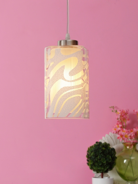 

Aesthetic Home Solutions White Printed Pendant Ceiling Lamp