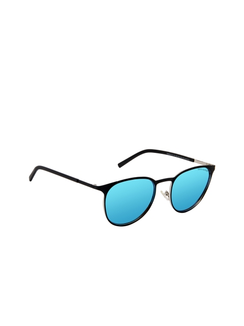 

David Blake Unisex Oval Polarised and UV Protected Sunglasses SGDB1974, Blue
