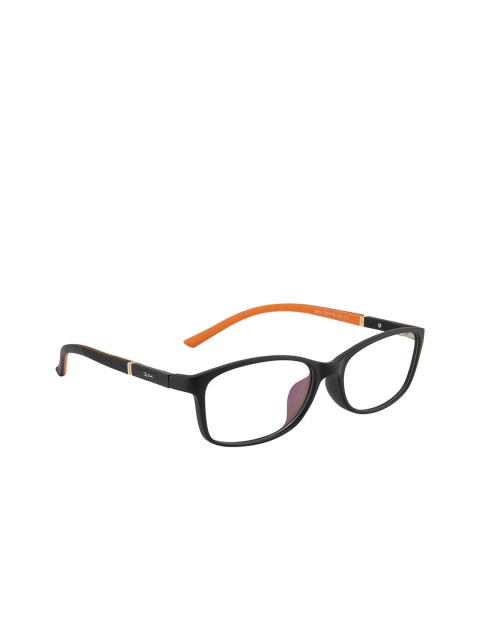 

Ted Smith Unisex Black Solid Full Rim Rectangle Frames TSF-2004_C2
