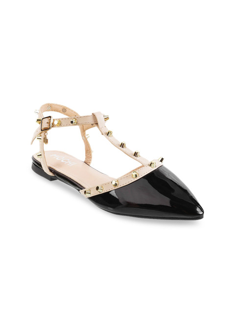 

Mochi Women Black Embellished Ballerinas