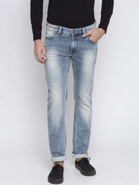 

SPYKAR Men Blue Straight Fit Low-Rise Clean Look Jeans
