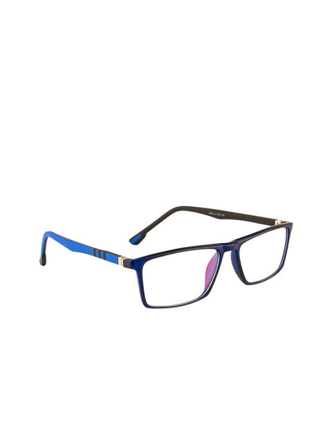 

Gold Berg Unisex Navy Blue Solid Full Rim Rectangle Frames GB-189