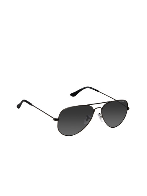 

David Blake Unisex Aviator Polarised and UV Protected Sunglasses SGDB1966, Grey