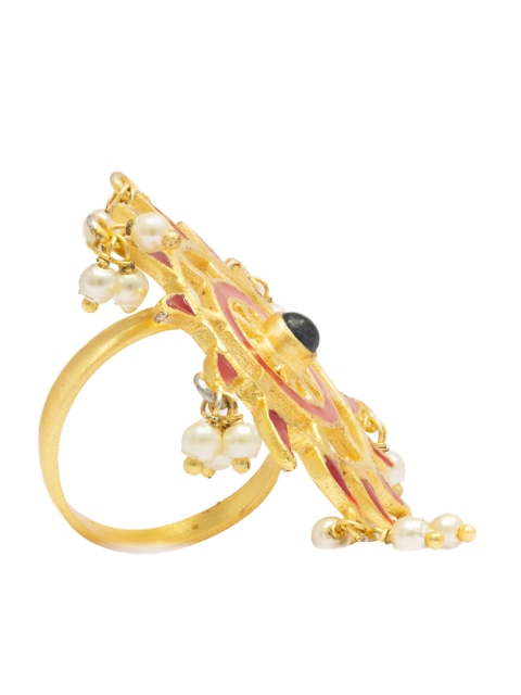 

Unniyarcha Jewellery Women Gold-Plated Ring