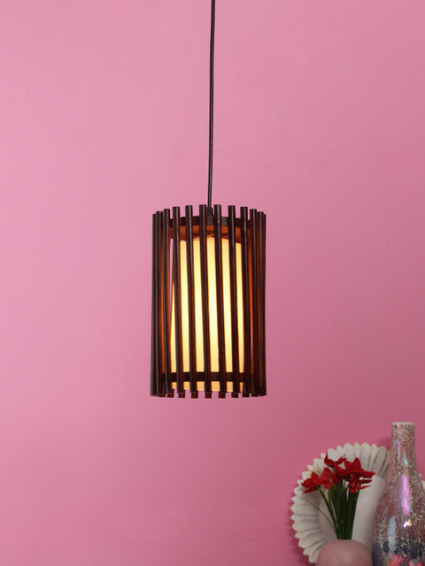 

Aesthetic Home Solutions Brown Textured Pendant Ceiling Lamp